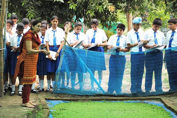 Student visit at Fishery College